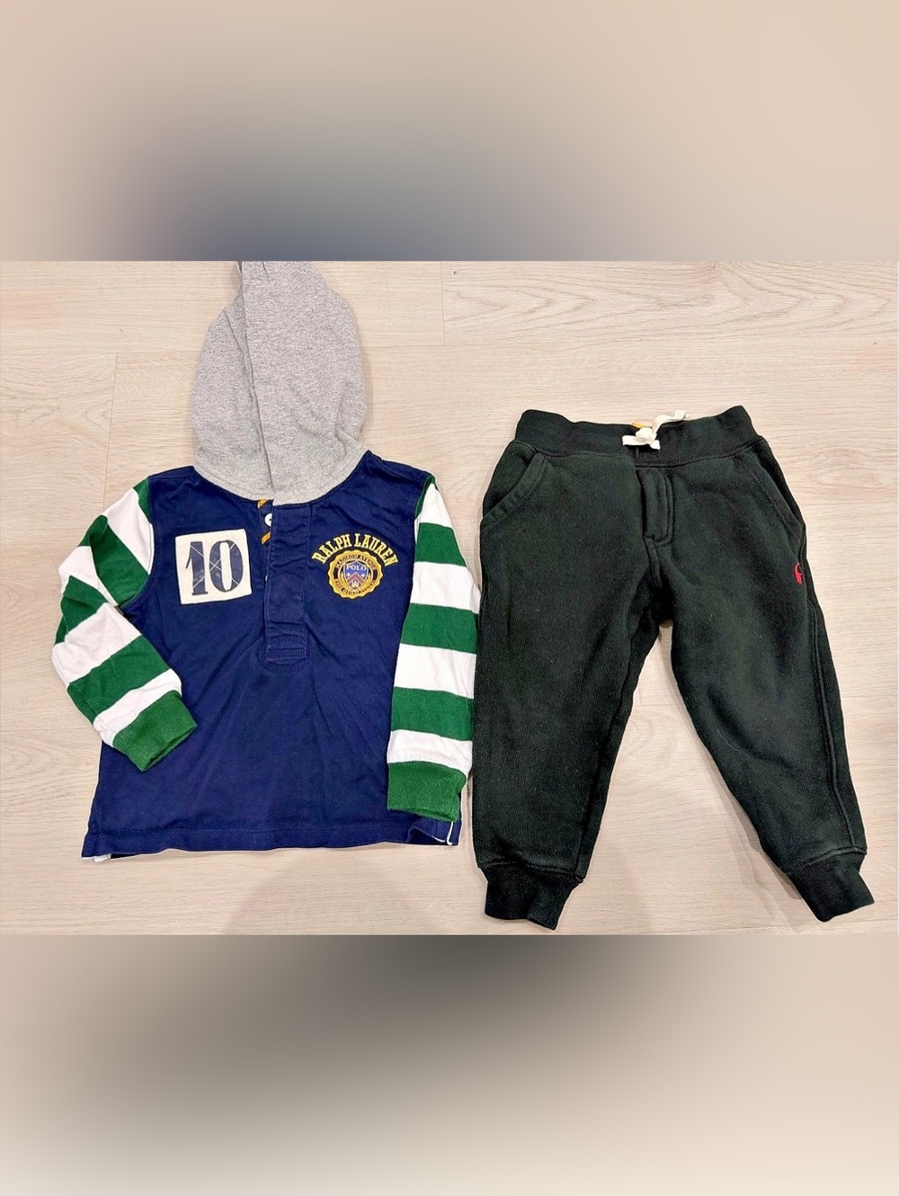 Ralph Lauren Polo Ralph Lauren Striped Polo Set Size 24M